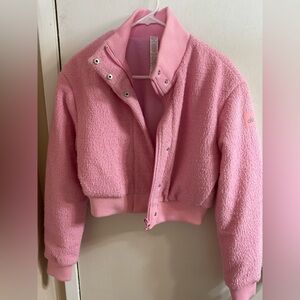 Alo pink boucle jacket